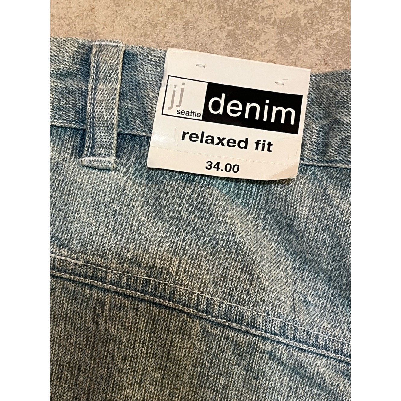 Deadstock Y2K Jay Jacobs Denim Cargo Shorts Womens 3/4 Light Wash Utility NWT