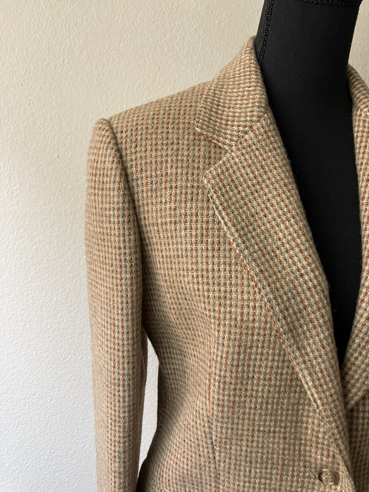 Vintage ‘80s Just for Joseph Magnin Multicolor Tweed Blazer 100% Wool ILGWU L