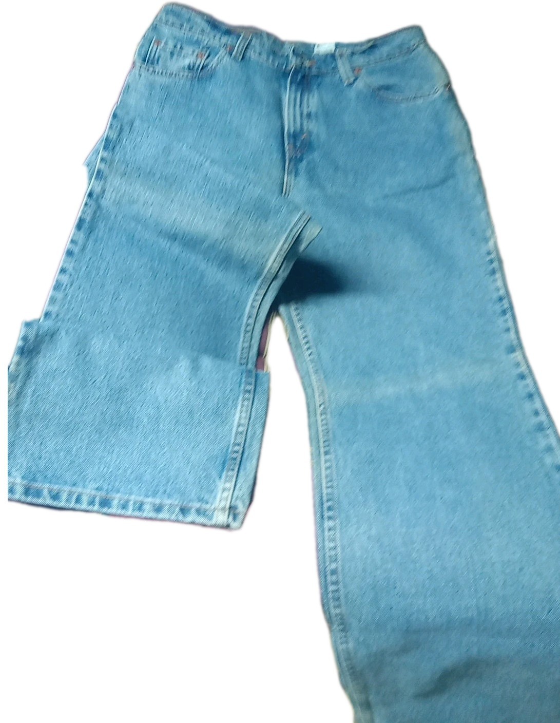 Vintage Levi 517 Sz 8 Reg M Boot Cut Lo Rise Unworn W/out Tag Red Tab 90s Denim