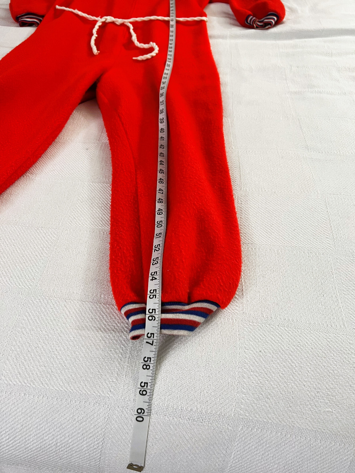 Vintage Jennifer Dale One Piece Fuzzy Pajamas Union Suit Loungewear Lounge 15