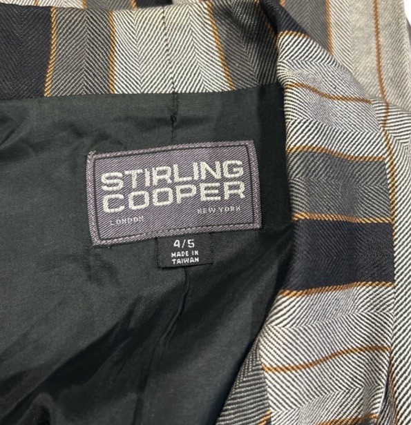 VINTAGE! 1980S STIRLING COOPER STRIPED BLAZER! EXCELLENT CONDITION! *RARE*