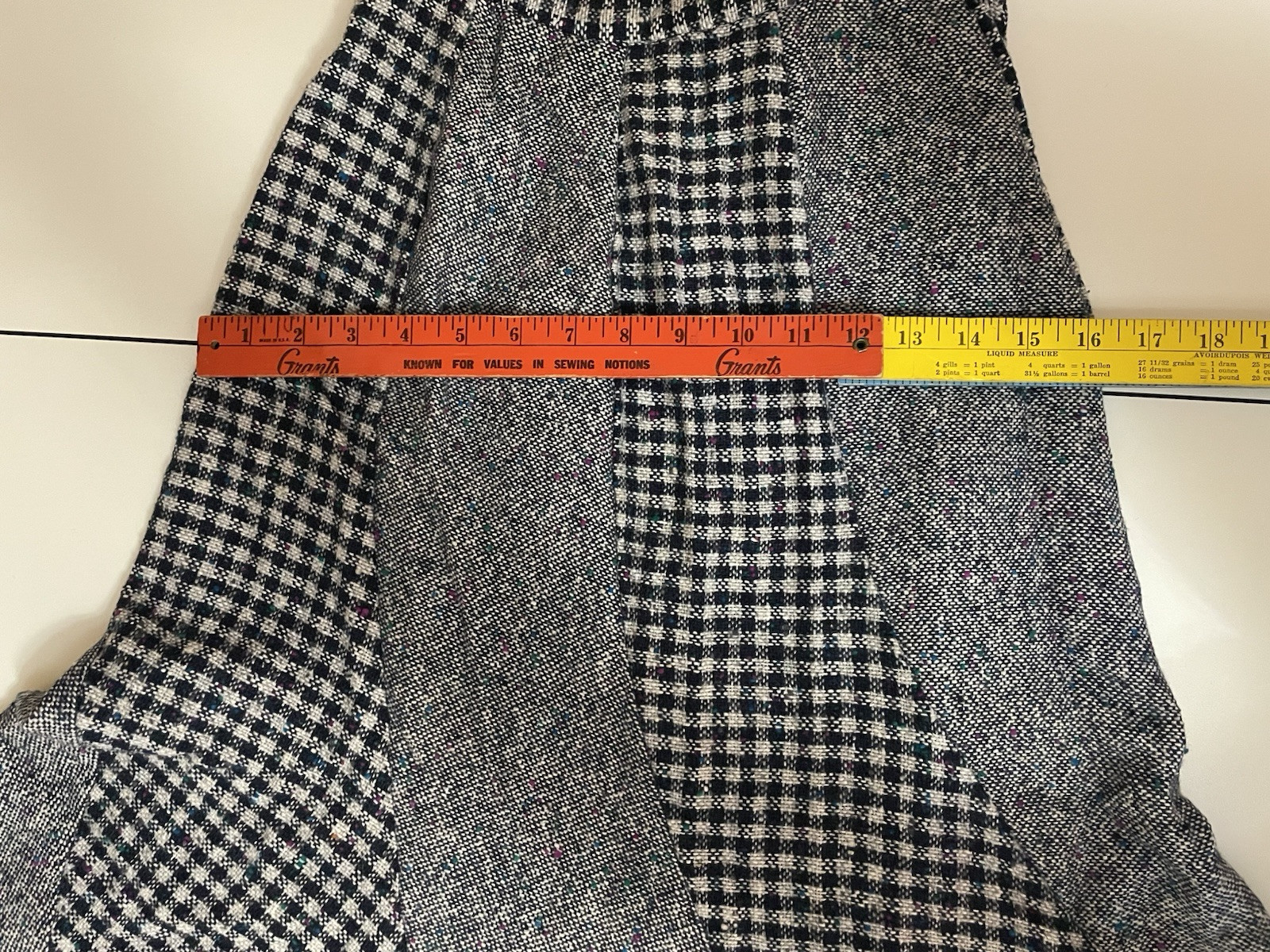 VTG 60s~70s Patchwork Hippie Boho Gypsy Fairy Twirl Hem Maxi Skirt Dress Top XS