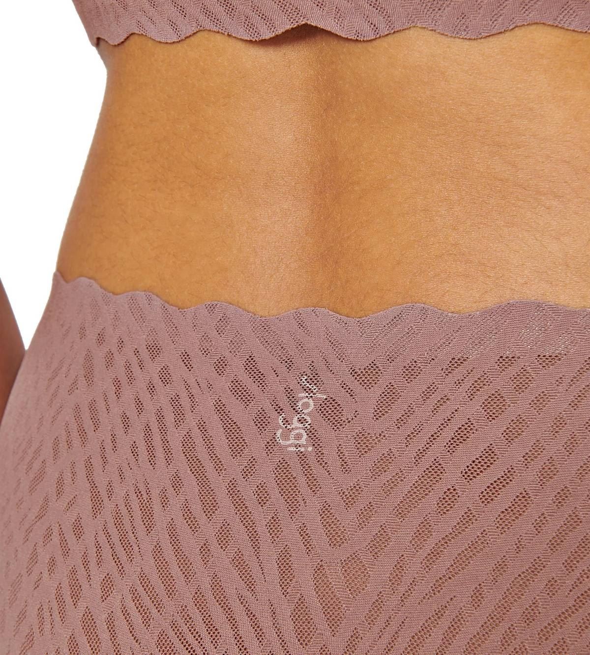 Sloggi Womens Zero Feel Bliss High Leg Knickers – Cacao Brown
