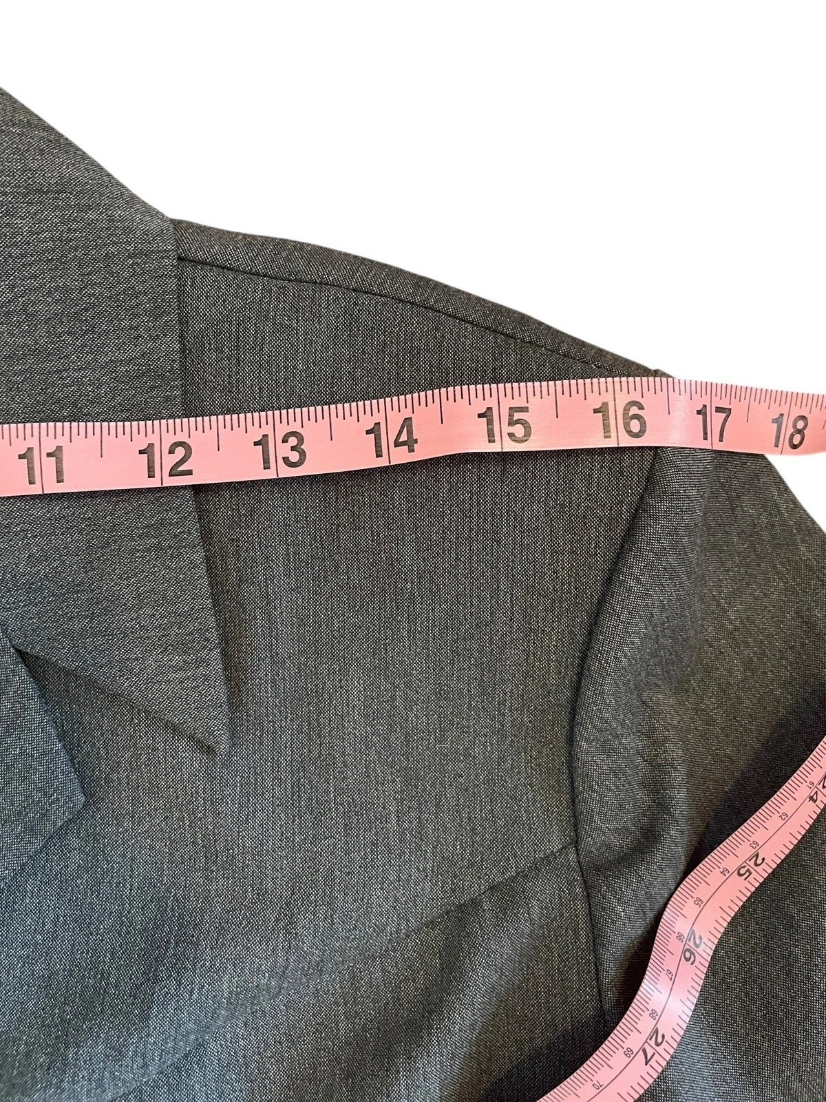 Vtg 90s Alyn Paige Grey Long Blazer Dress USA Sz 9/10 Friends Rachel Green