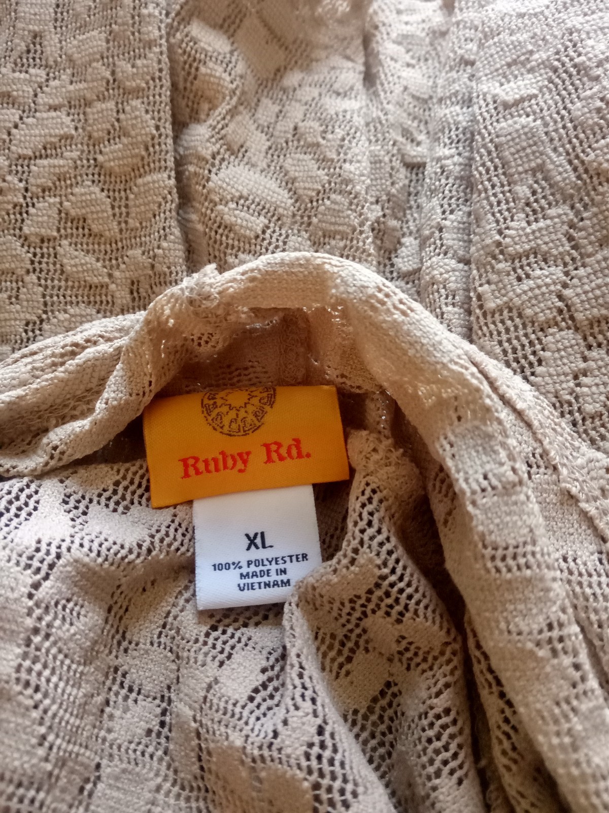 Vintage Ruby Rd XL Lace Sweater