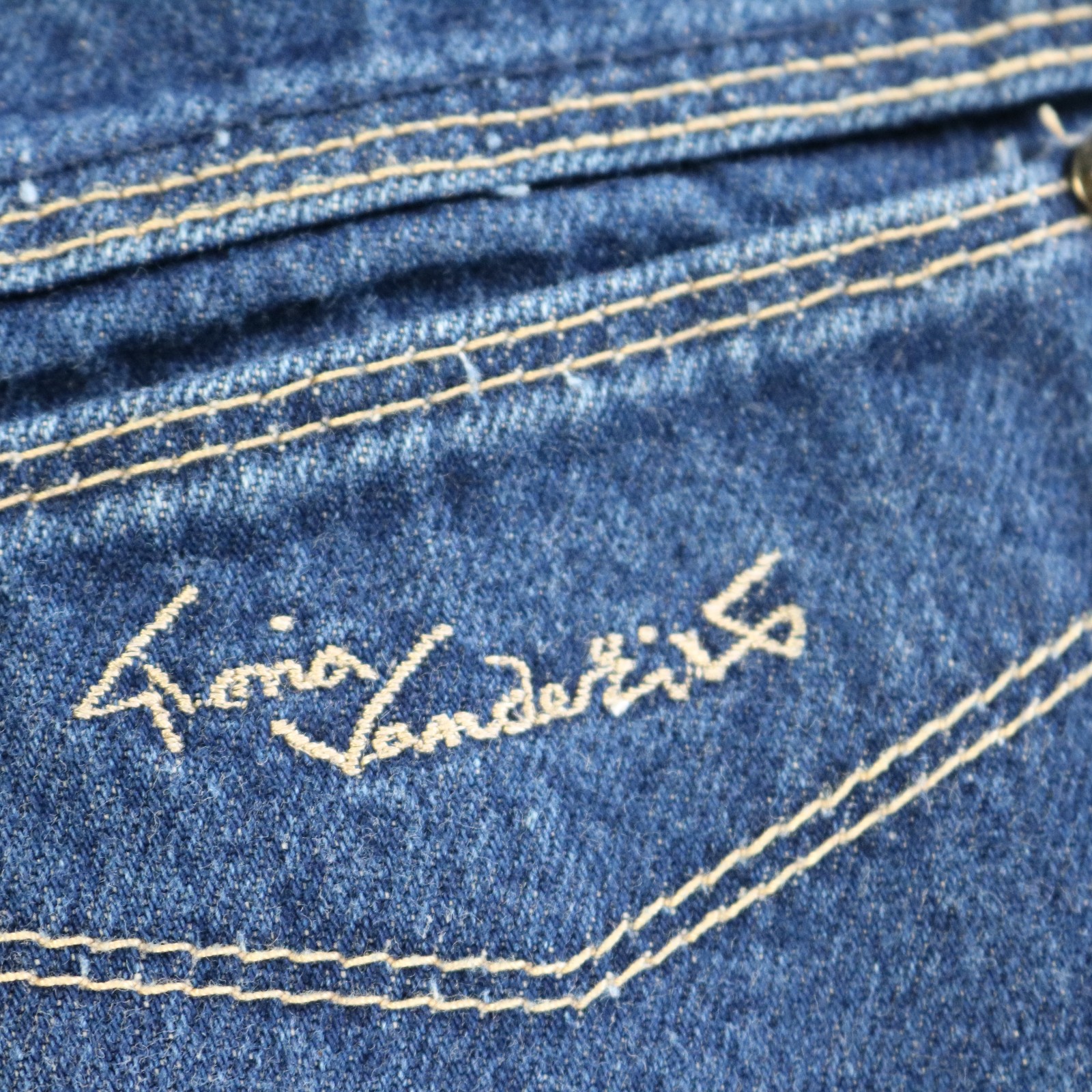 Vtg 70s 80s Gloria Vanderbilt for Murjani Tight-Fit Jeans Dark Wash Blue 5 24×34