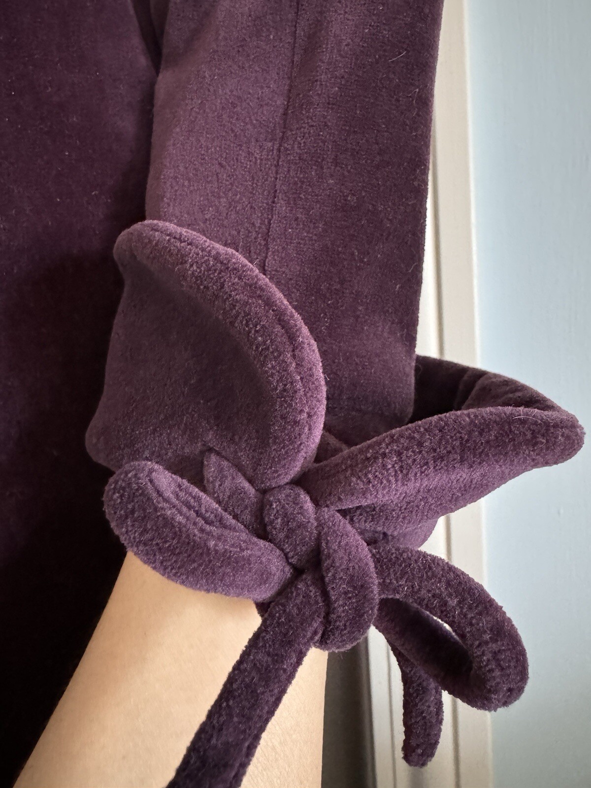 Vintage Chloe Velvet Jacket Purple Rare Find SM