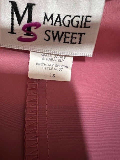 Vintage MAGGIE SWEET Sheath Dress and Jacket Set – Size 1X – Free Shipping