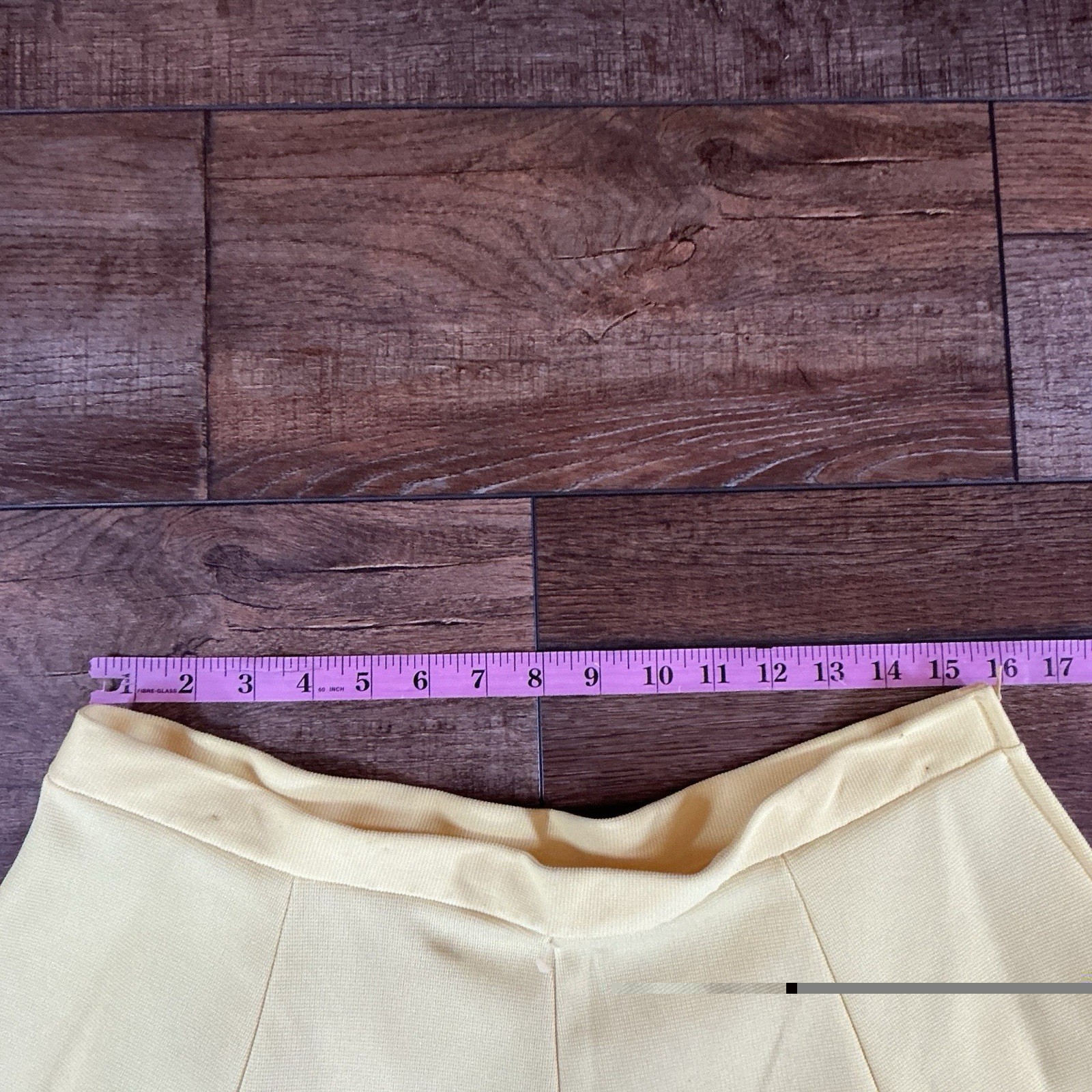 70s VTG First Edition Dallas Yellow Polyester Blazer Skirt Suit Set Size 14 #202