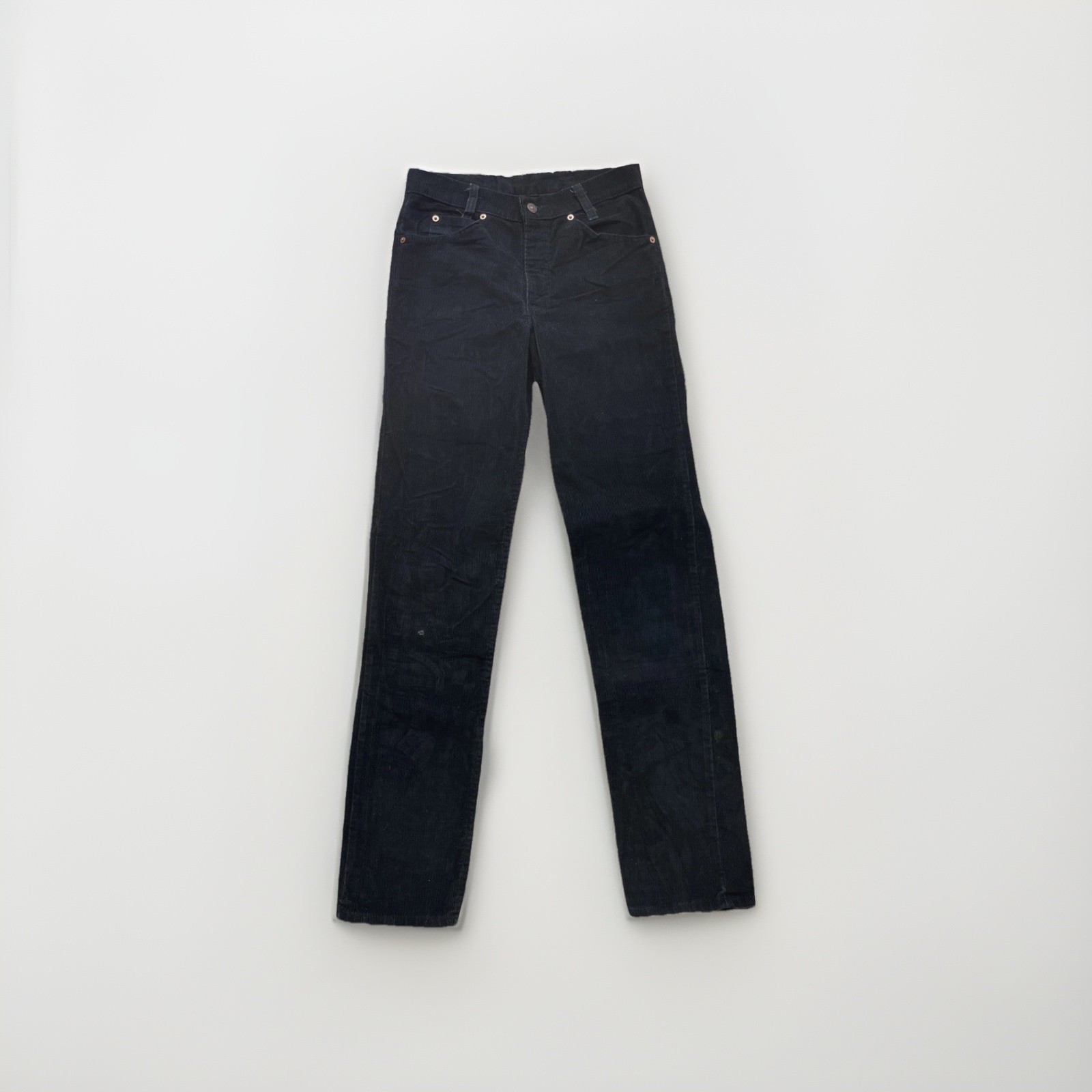1970’s Holy Grail Levi’s 705 White Tab Black Corduroy Student Cut Pants. 30×32