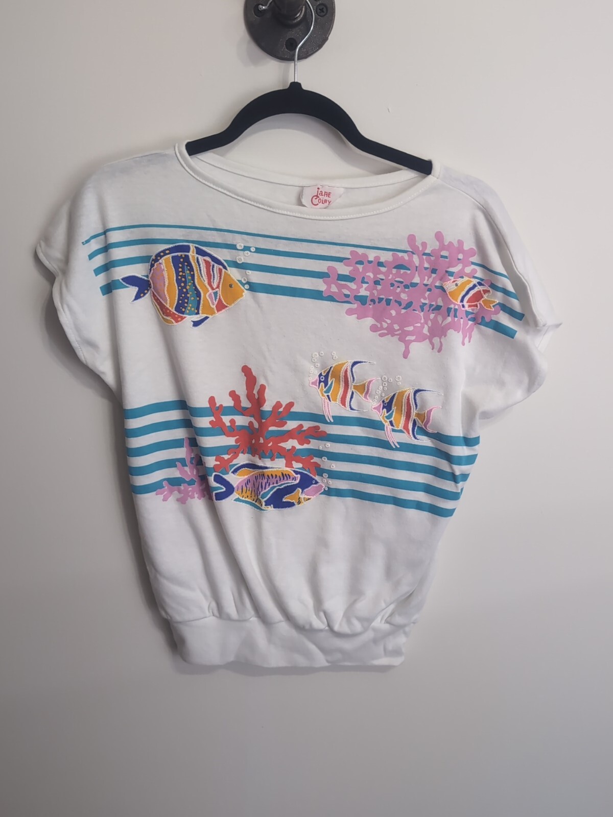 Vintage Jane Colby Fish Shirt