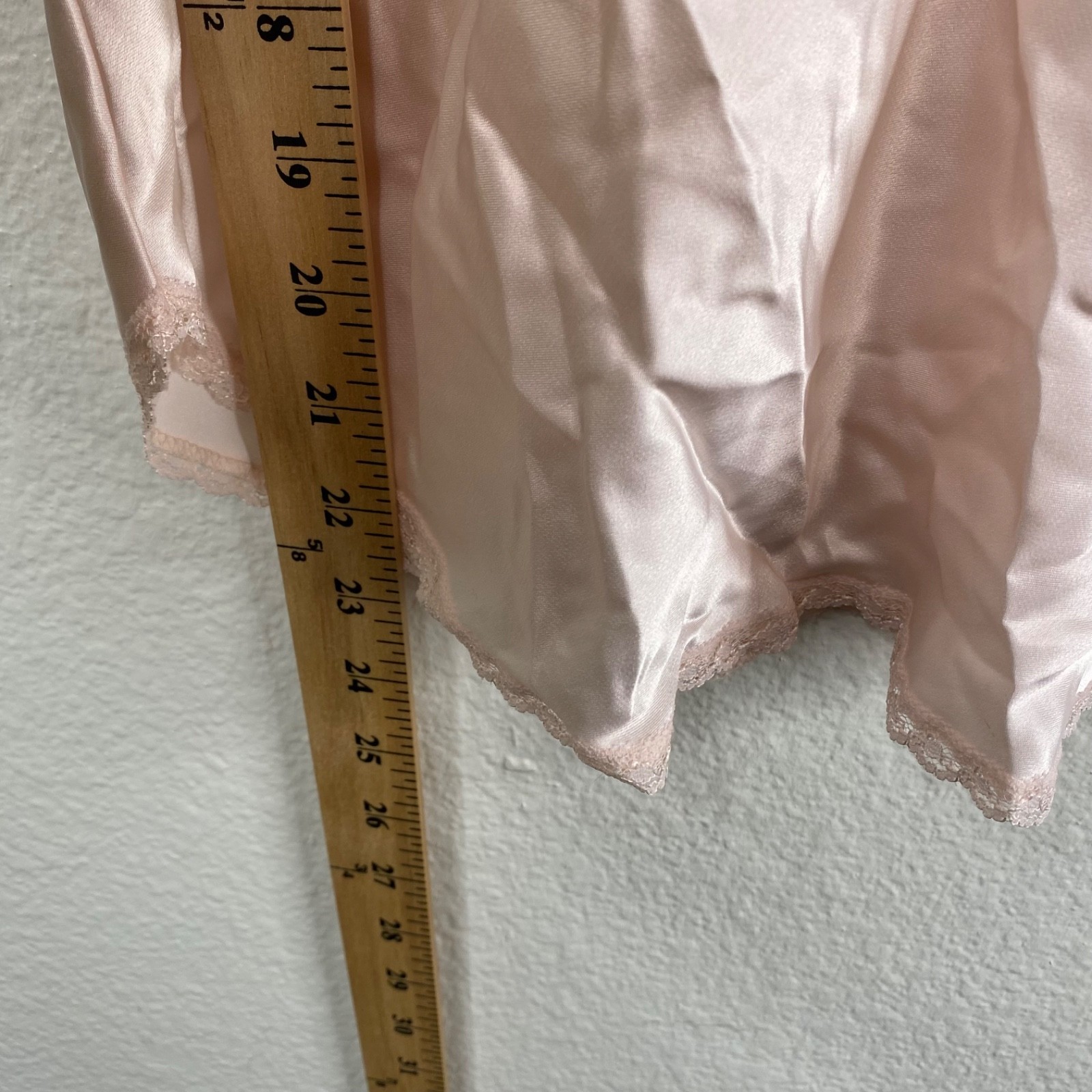 Vintage Maidenform Chantilly Camisole Sz 34 And Slip Sz M Set Pink Lace Dainty