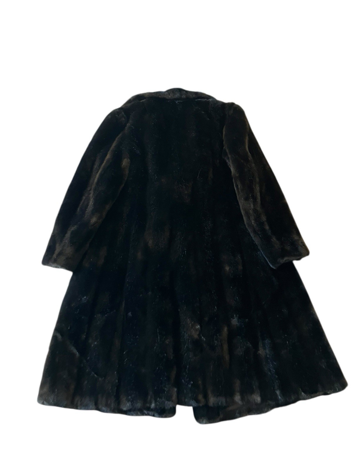 Vintage Evan’s Fur Chicago Tissavel Faux Fur Brown Made In Netherlands