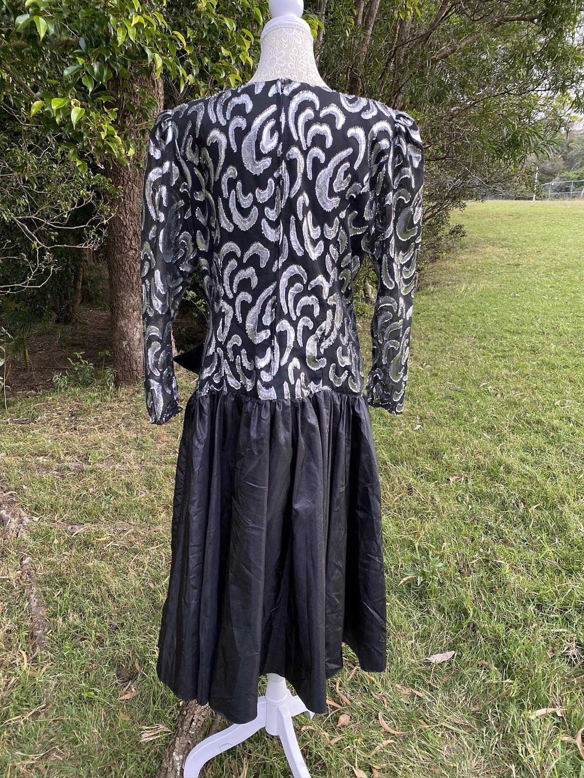 80s True Vintage Ricki Renee Sydney Retro Metallic Funky Pop Icon Dress Archival
