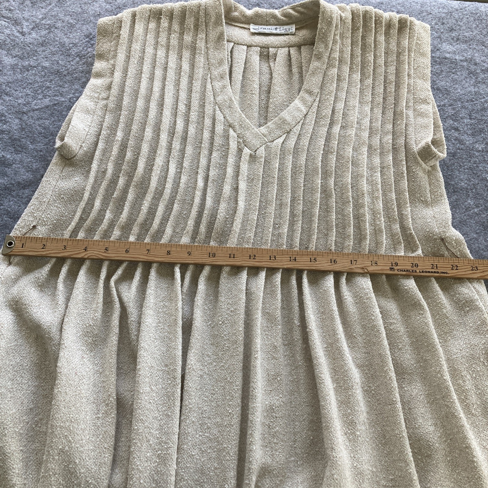 Vintage Jenni & Lizzi Bohemian House Dress Prairie Hippie Boho Peasant READ