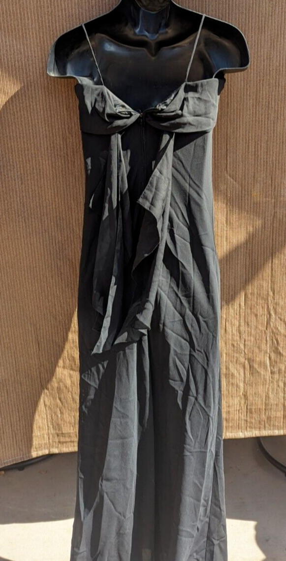 Jodi California Size 9/10 Woman’s Black Dress 100% Polyester Back YKK Zipper USA