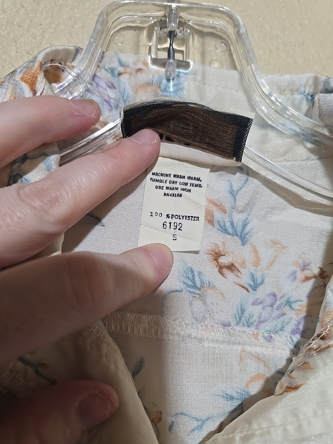 Vtg Langtry Floral Button Down Long Sleeve Preppy Coquette Top Womans Small