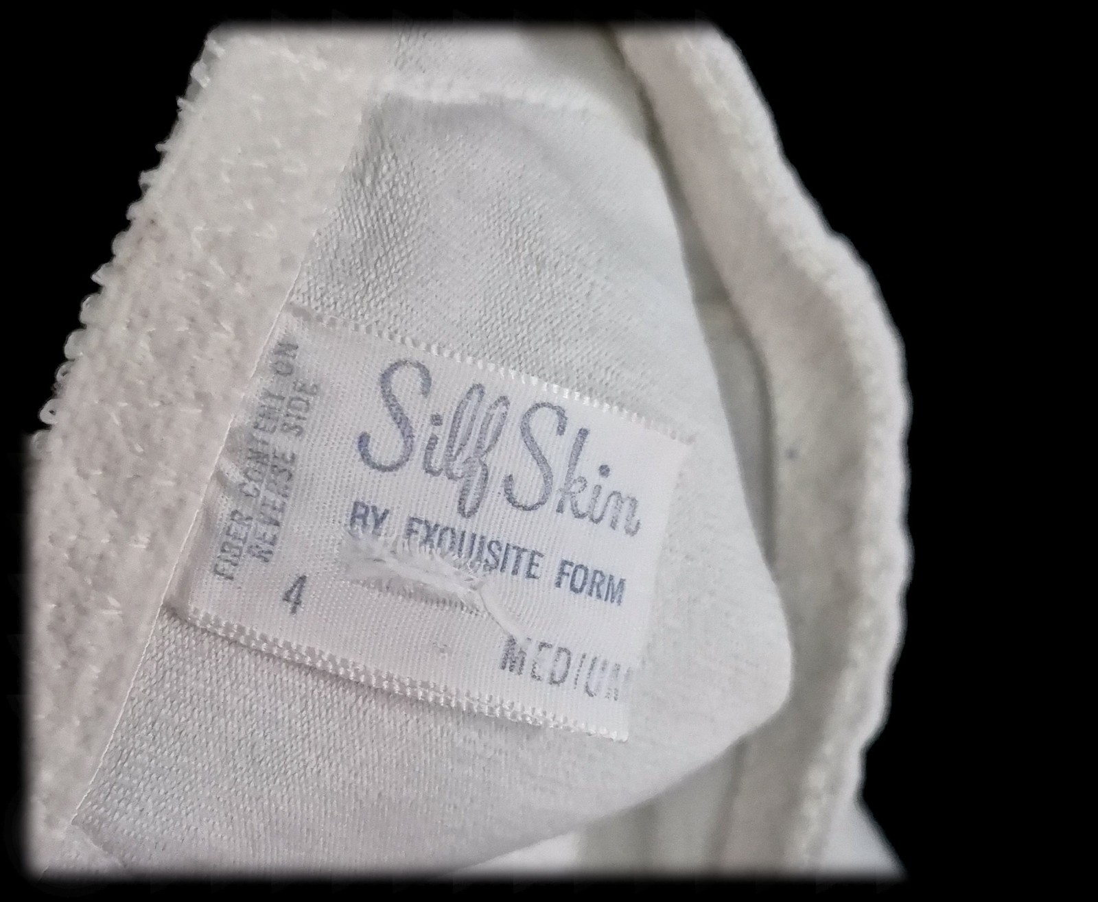 Vintage 50s SILF SKIN Shiny SATIN Open Bottom GIRDLE Skirt TIGHT Garters ~ M