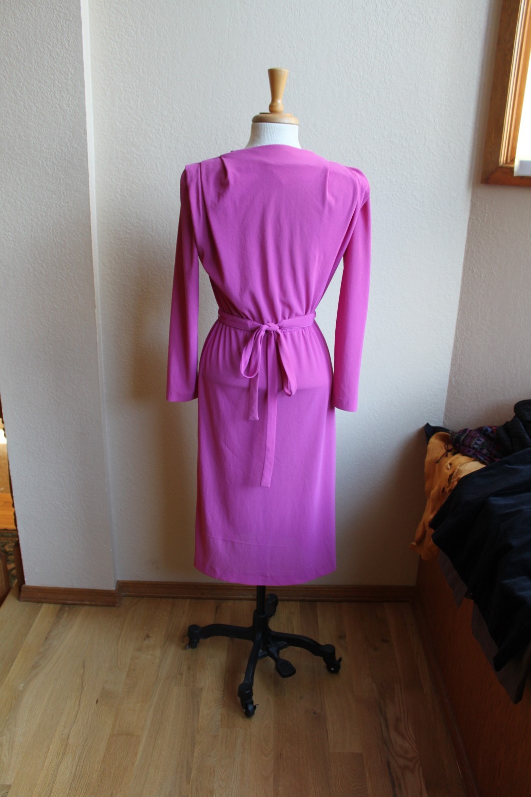 Vintage Late 70’s or 80’s Mary Martin for Rainbow of California Pink Dress M