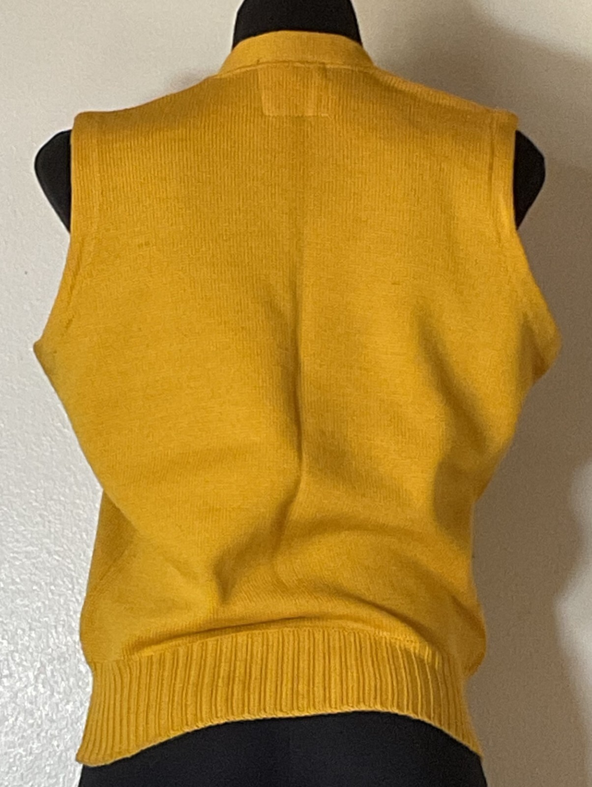 1950s Cheerleader Califias Patch Wool Vest by Albion Knitting Mills Size Small