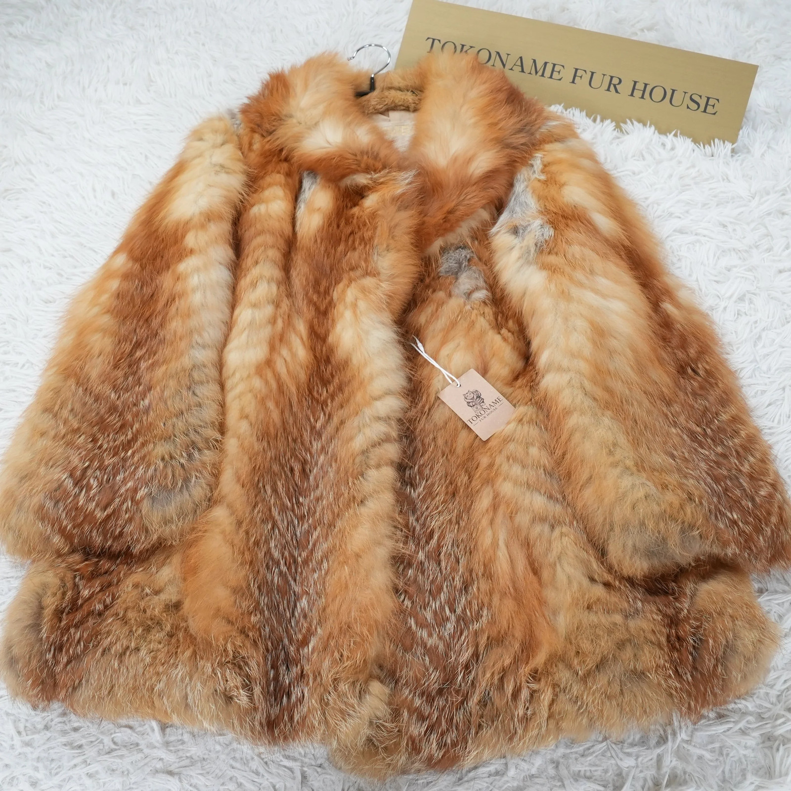 Red Fox Fur Coat EMBA – Genuine Vintage Fur From Japan