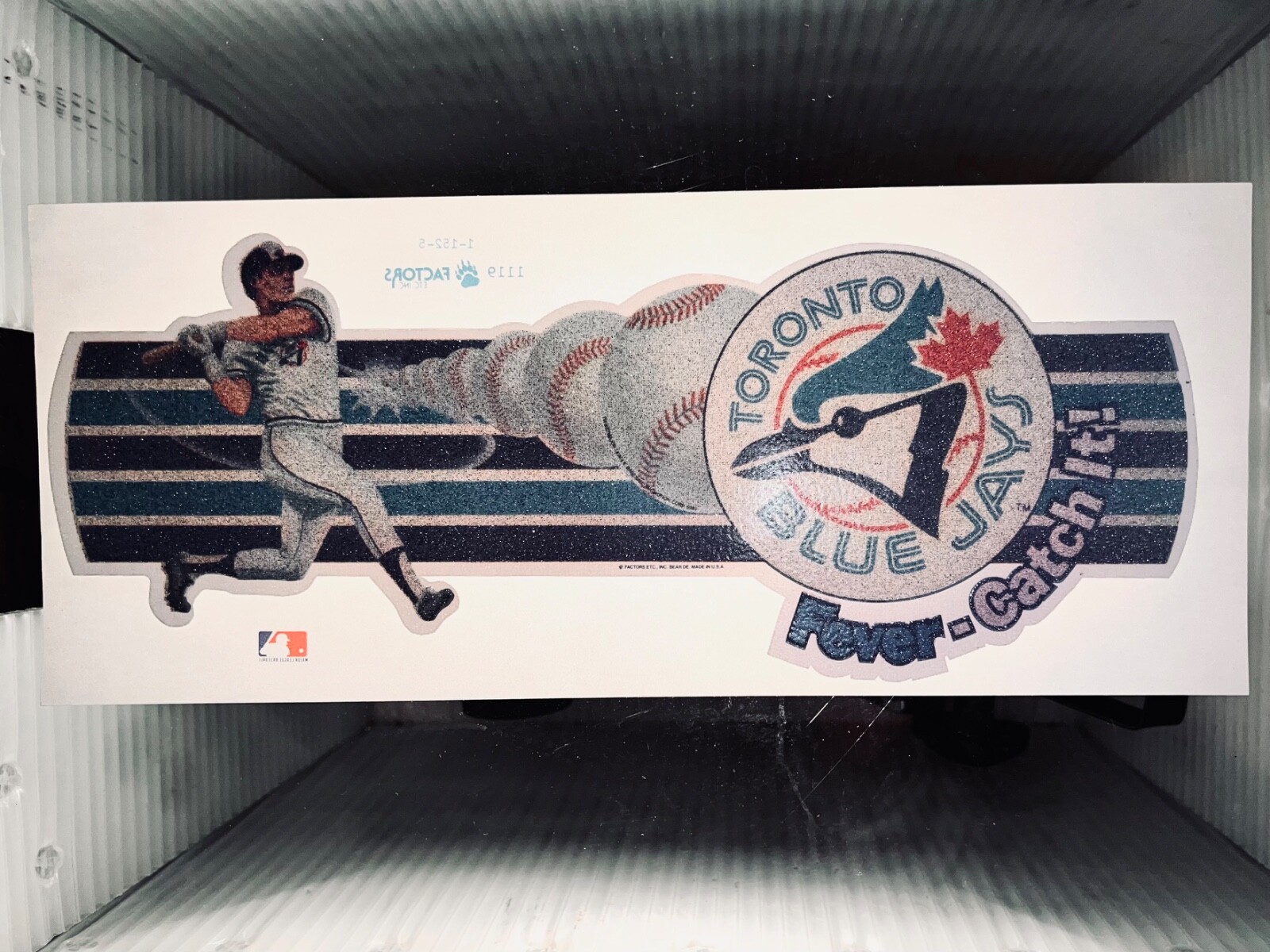 vTg Toronto Blue Jays CA Baseball MLB 80’s CATCH THE FEVER LOGO T-Shirt Iron On