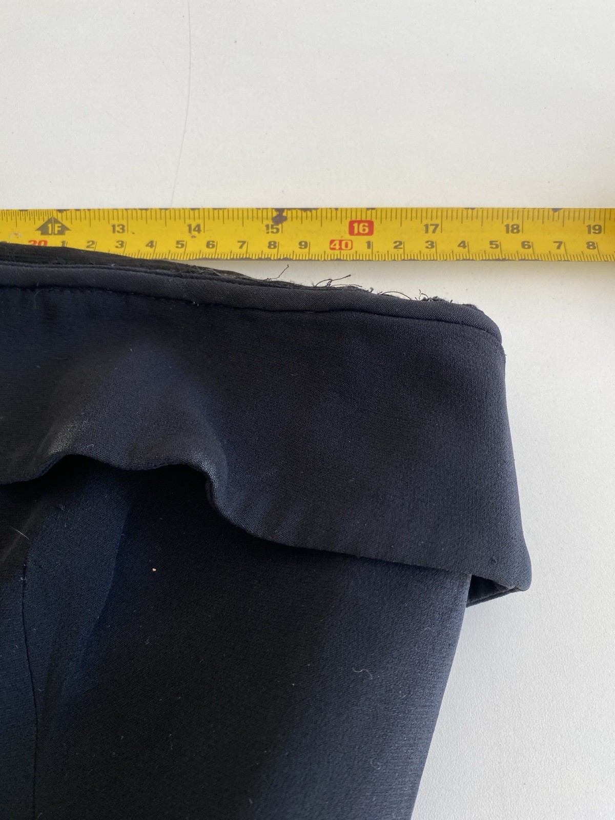 Vintage Georgio Armani 44 Strapless Dress Boned Black Sexy Mini