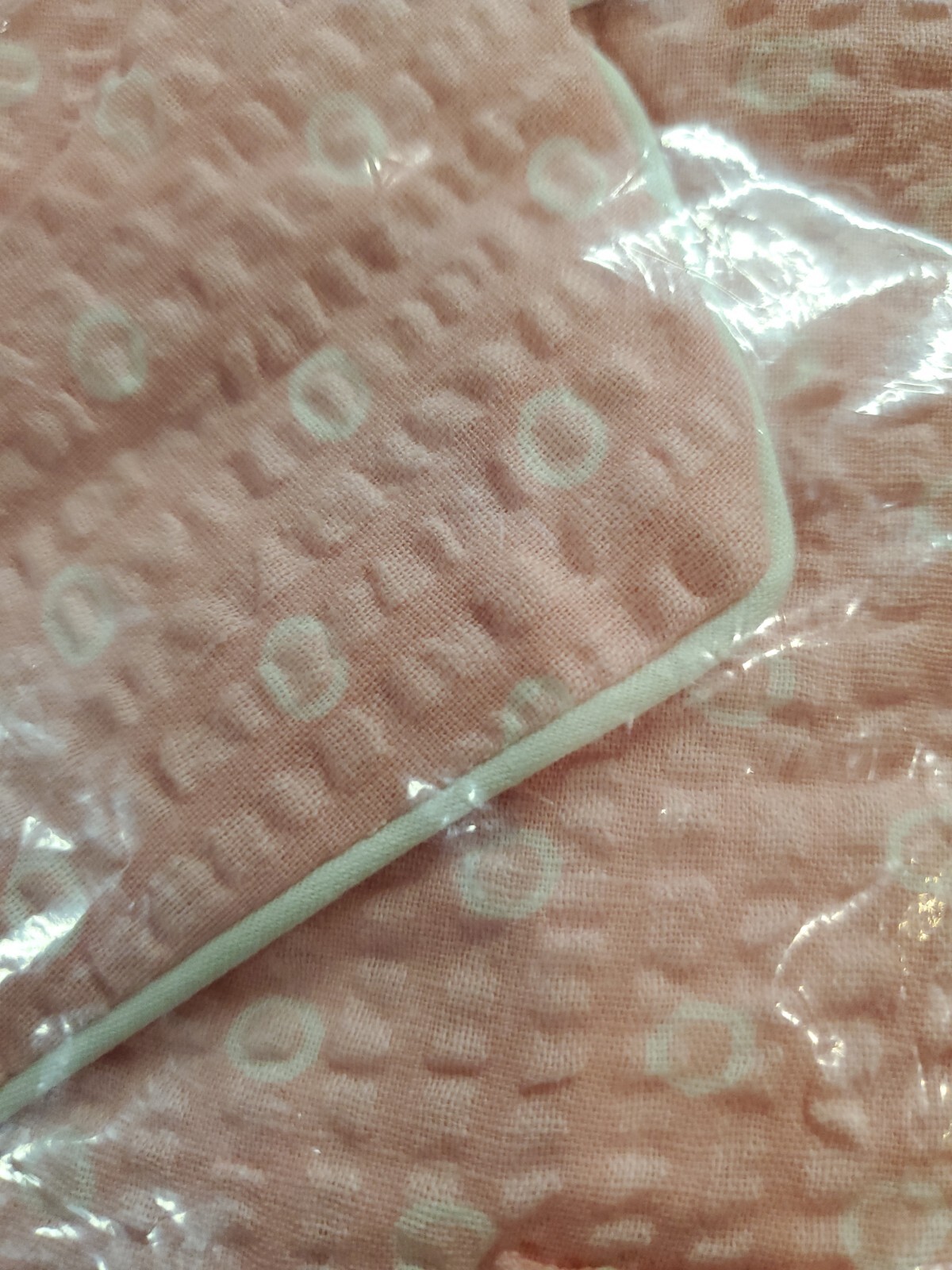 Carol Brent Classic Vintage Pink and White Pajama Set Cotton 1960s 36