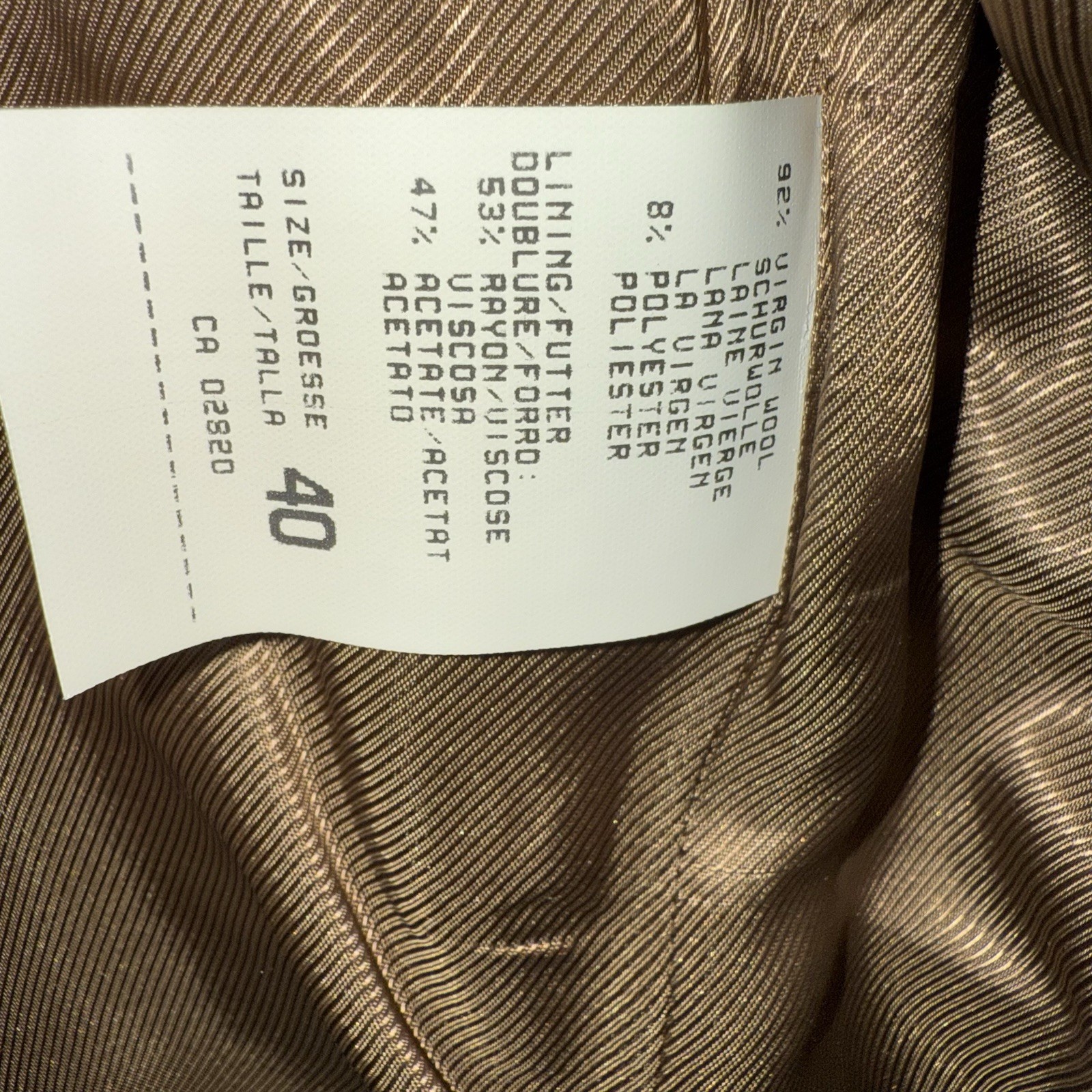 Vintage MONDI Womens EU 40 / US Medium Brown Wool Blend Vest West Germany