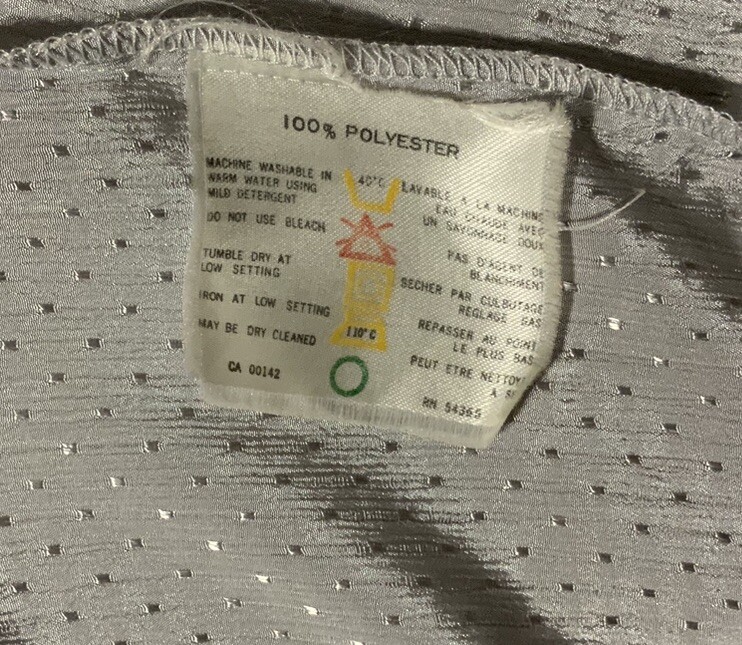Vintage OUI Petites by tan jay Button Down Blouse – Silver SZ:4P # 1884N