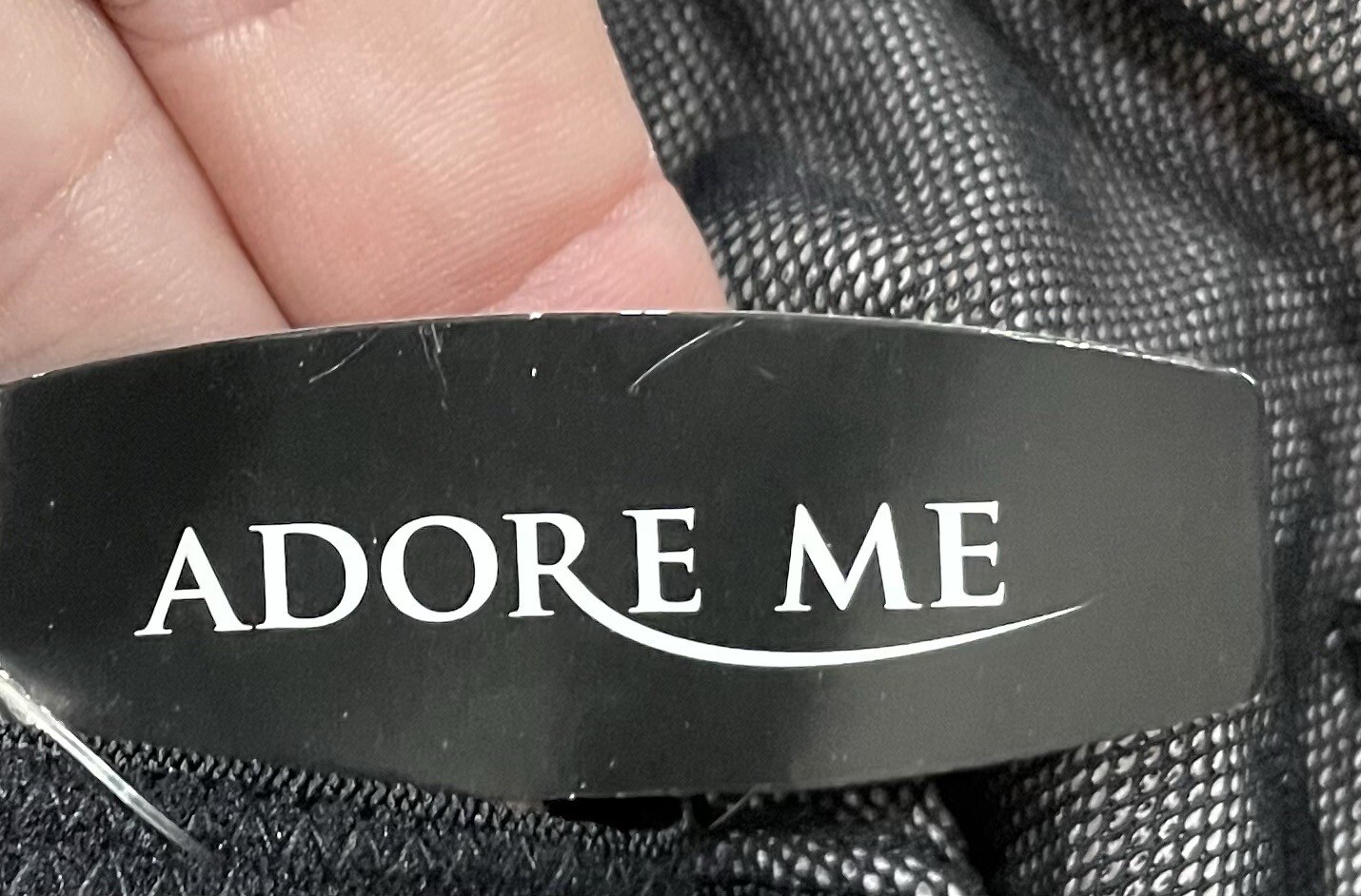 Adore Me Black Lace Sheer Mesh Overlay Panties Womens 2XL NWT