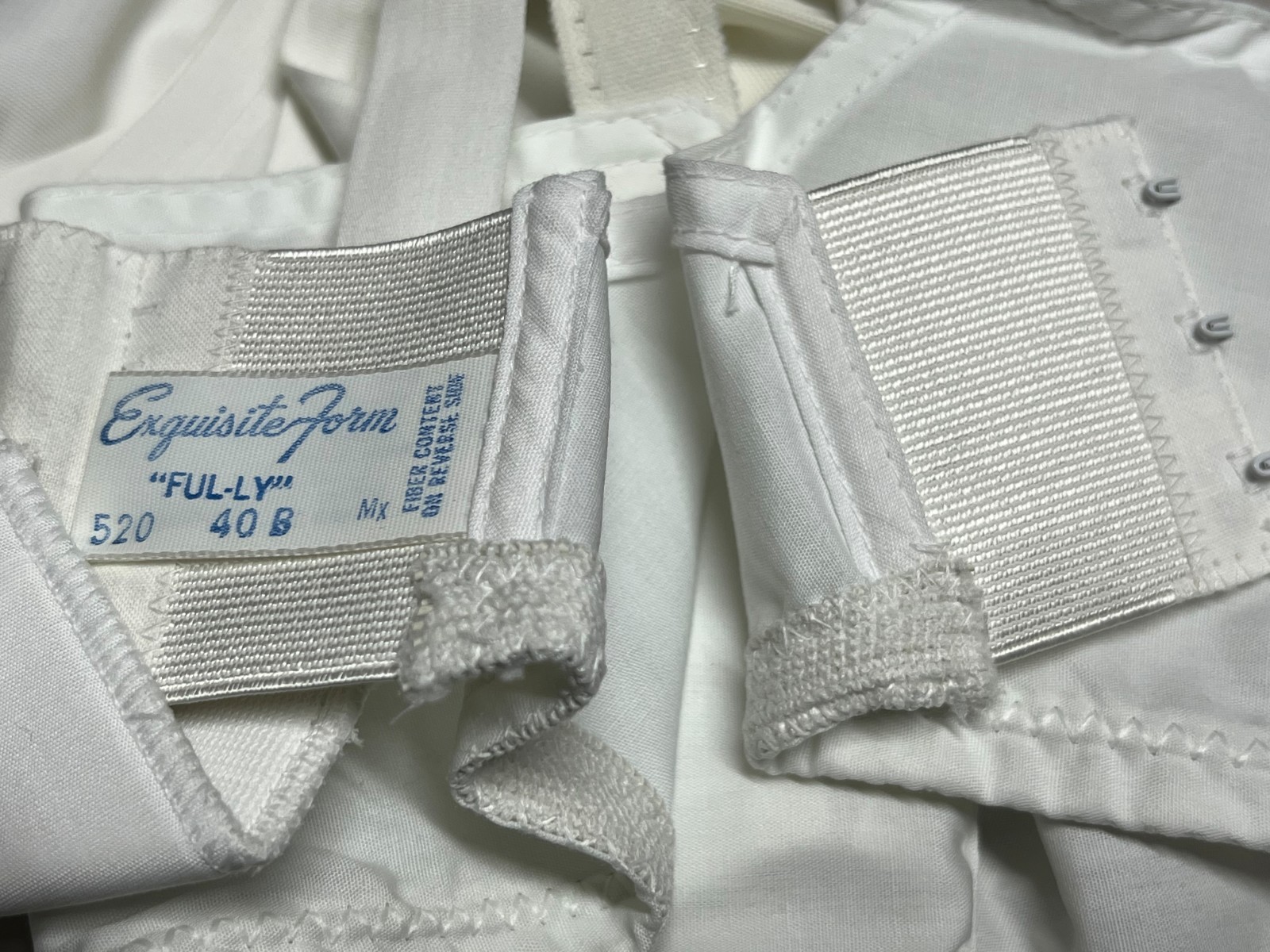 40 B VTG 70s NOS Exquisite Form BRA FUL-LY Seamless Cup P520 For Fully Figured