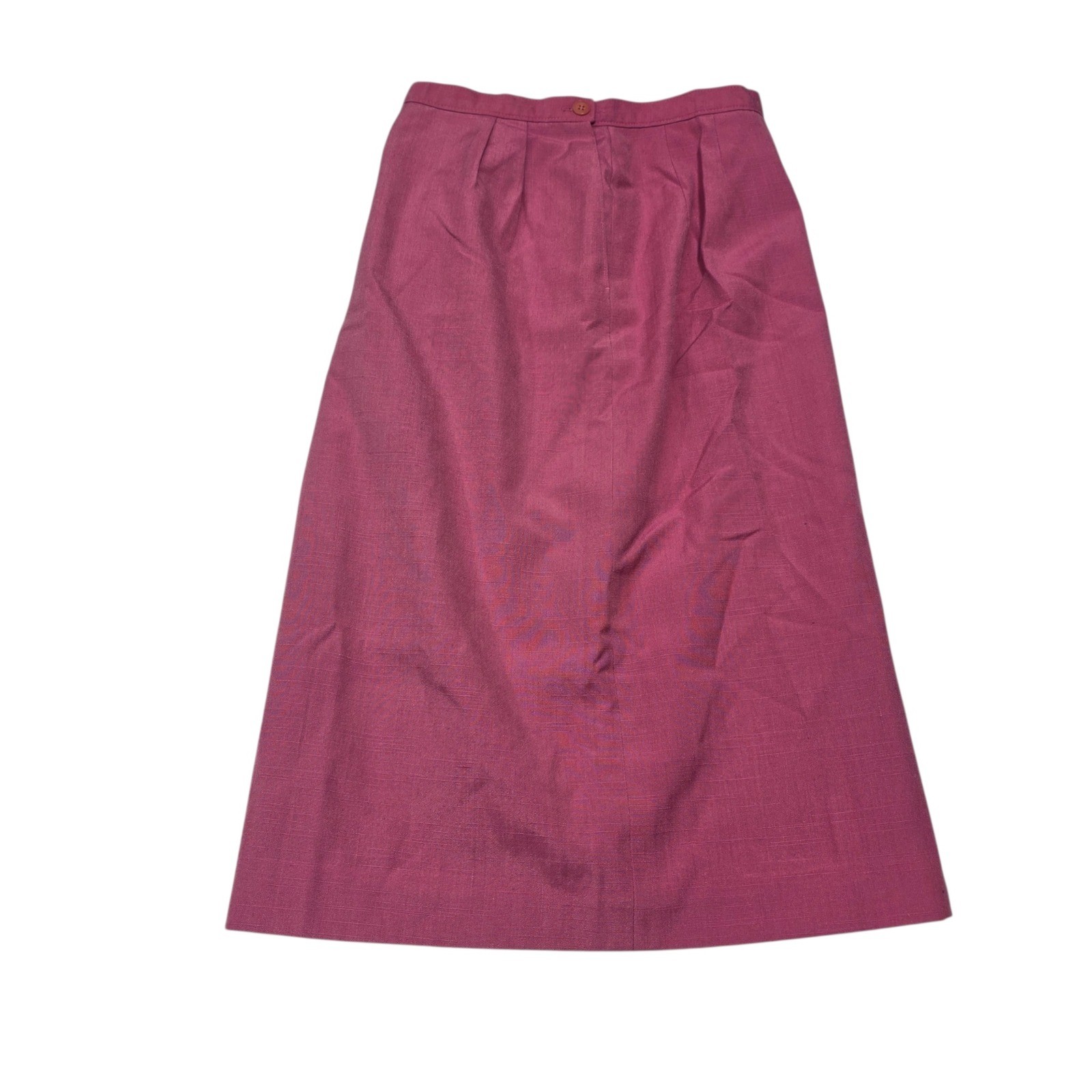 Country Sophisticates by Pendleton Skirt Suit Women 8 Pink Vintage Silk Blend
