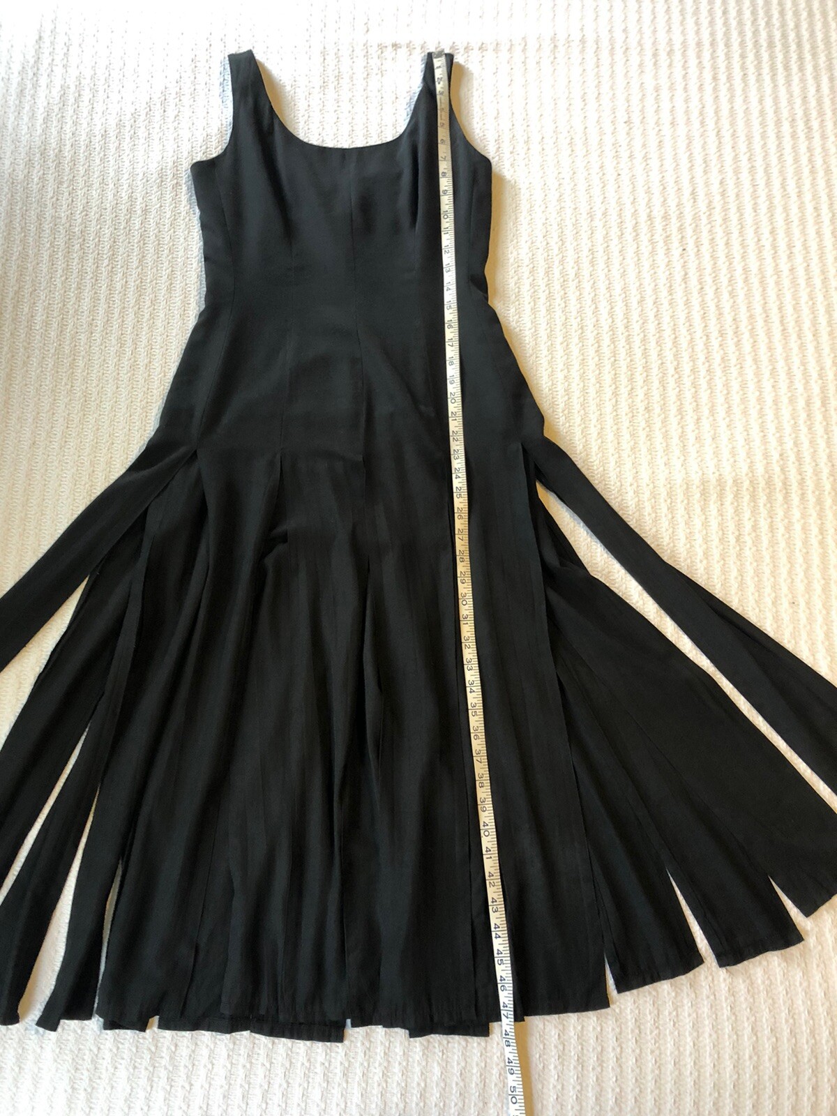Vintage 1980s Goth Slash Ribbon Dress 2 Layers Fairy Witch Club Kid Cyber Fest M