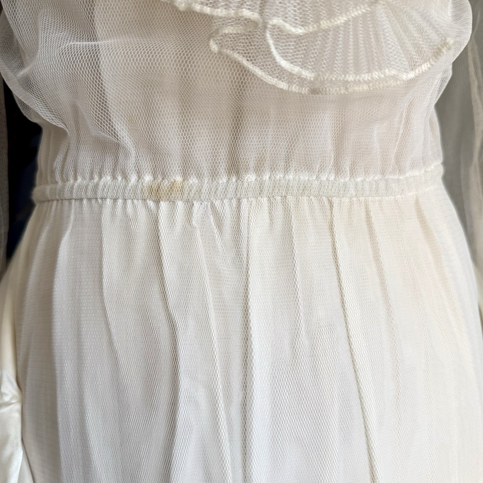 Vtg 80s Gunne Sax Romantic Renaissance Bridal Collection Prairie Lace Sz 9
