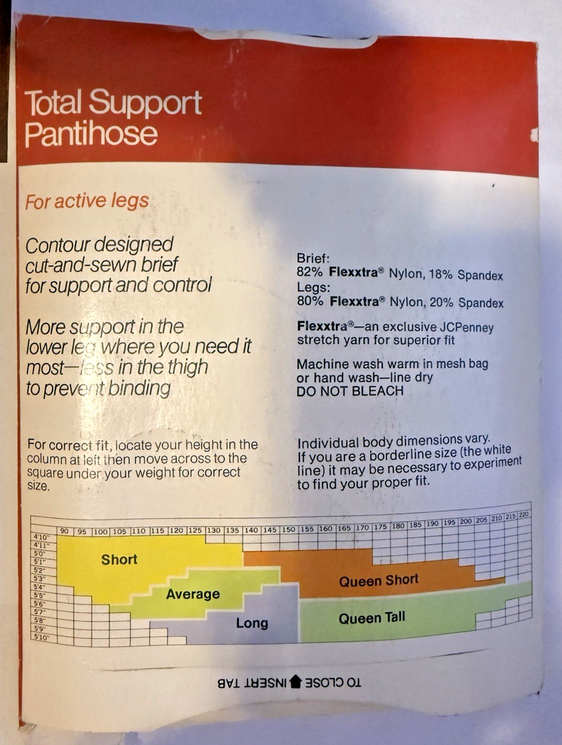 Total Support Active Legs Pantyhose Queen SHORT Taupe 41 Sandalfoot Nude HEEL