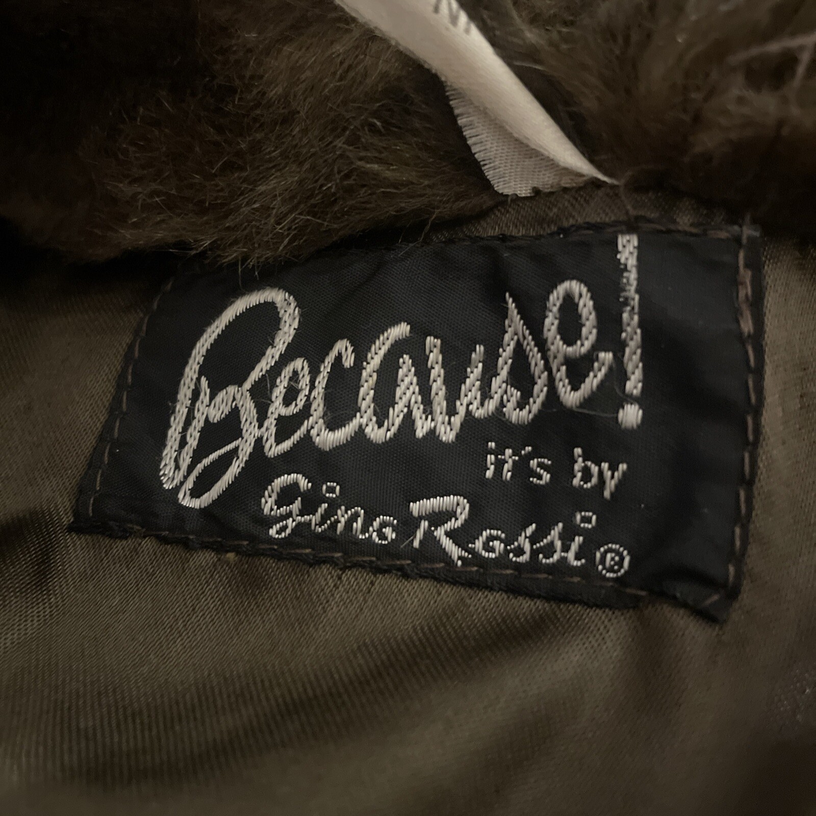 Vintage Gino Rossi Faux Fur Coat France