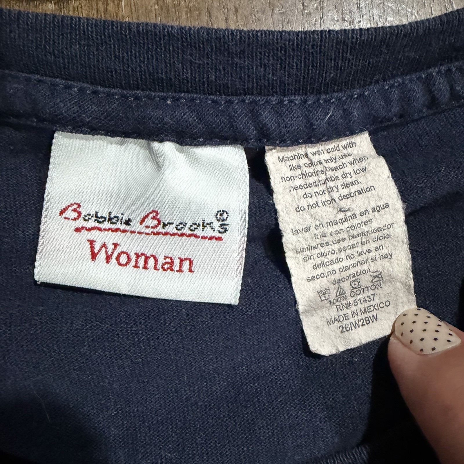 Vtg BOBBIE BROOKS T-Shirt Women’s Sz 26W/28W Yacht Club Bears Nautical 90s SEE