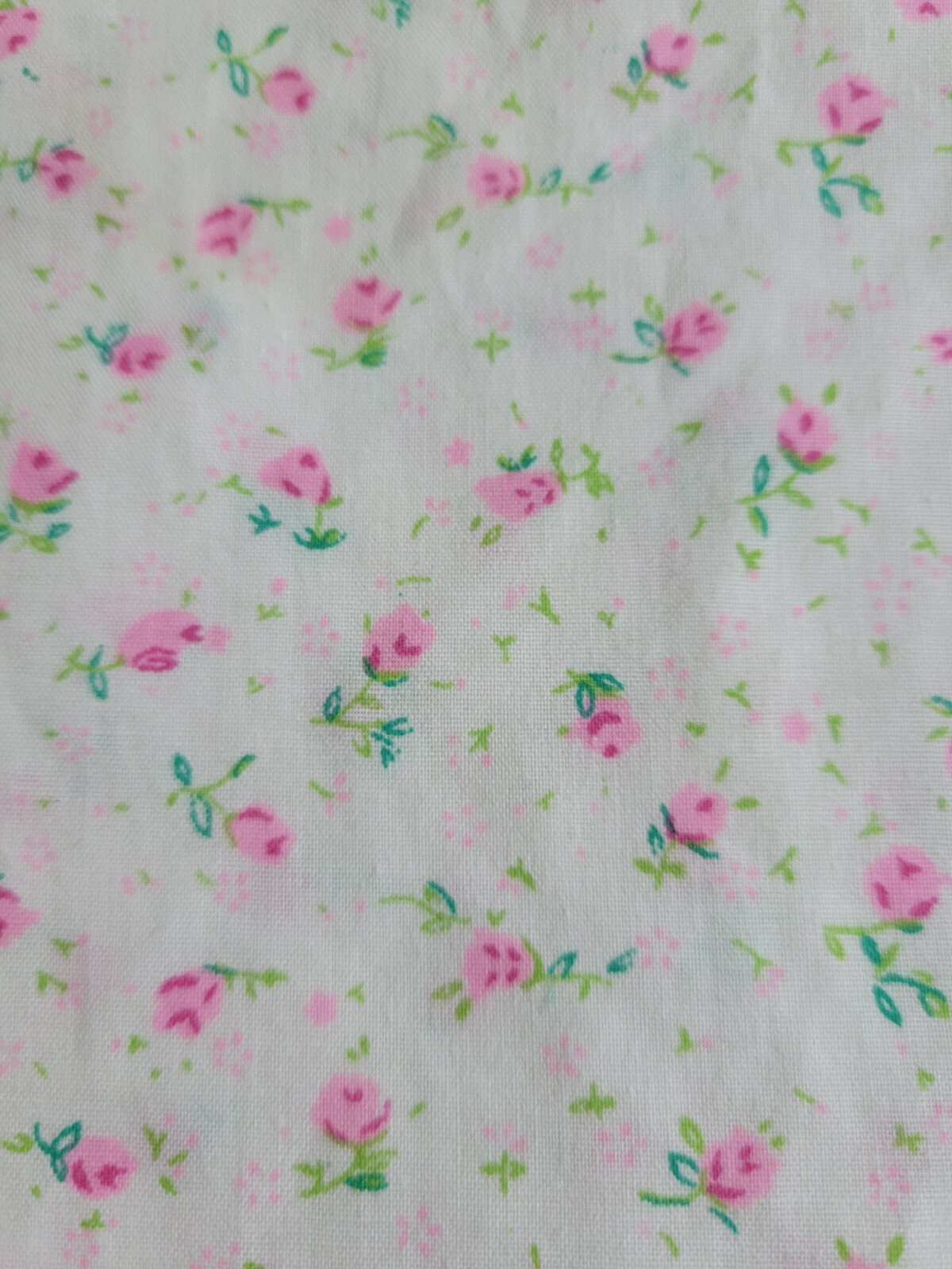 VTG Sears Pajama Top Bed Jacket Size 40 Button Front Perma Smooth Coastal Floral