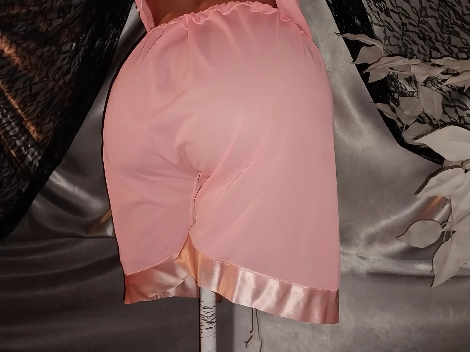 Share VTG Silky Tricot Nylon Apricot Peach Satin Panties Knickers bloomers sleep