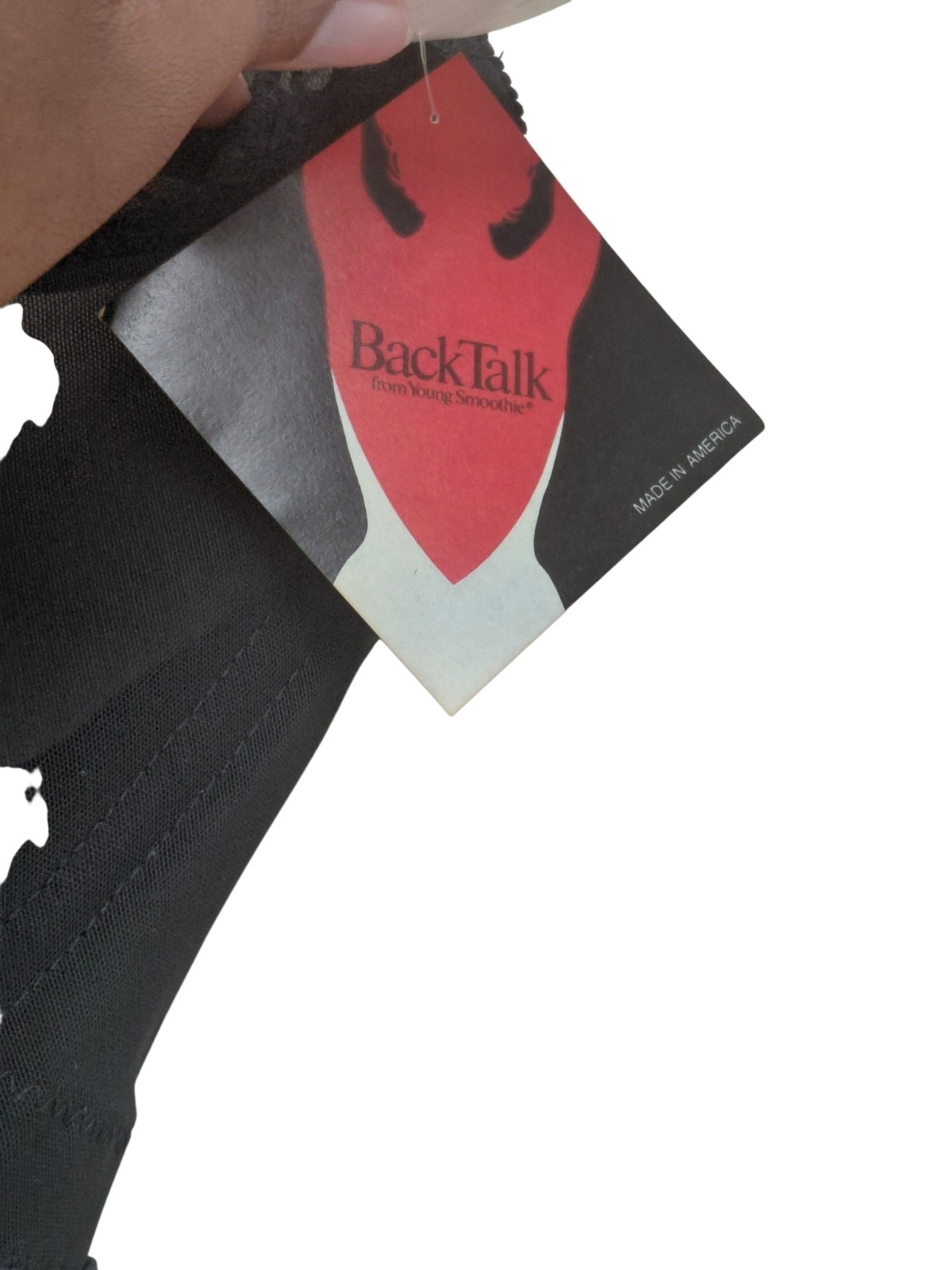 Vintage Backtalk By Smoothie Black Lingerie Dress Size 34B