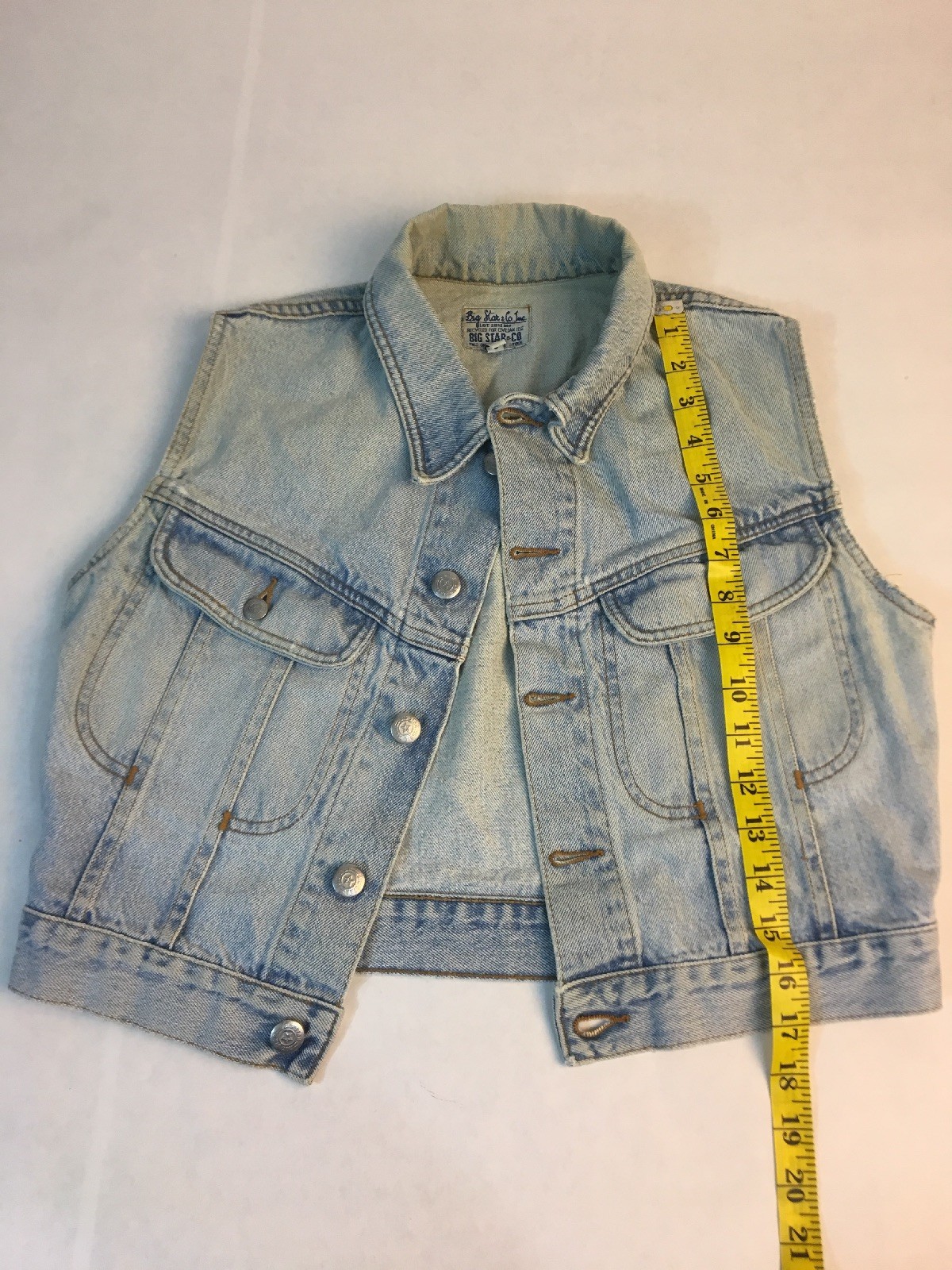 Vintage Denim Big Star & Co. Women’s S Jean Vest