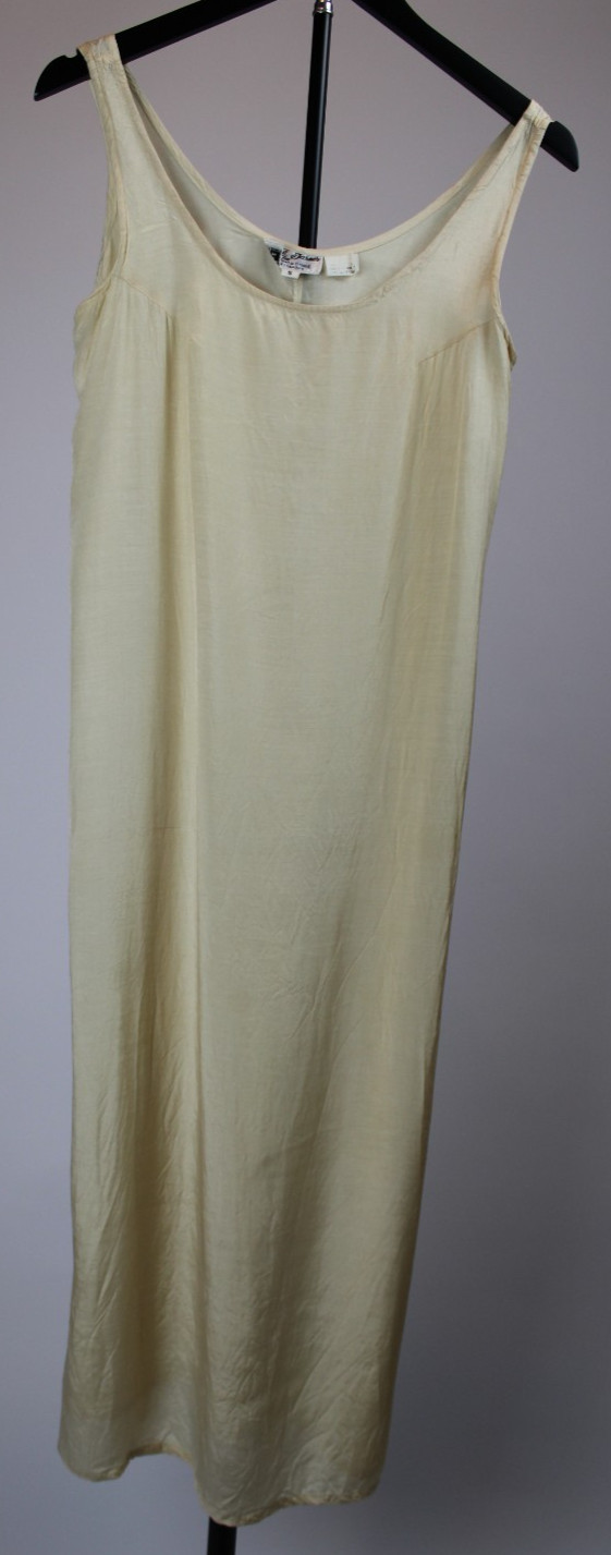 Vintage Gail Garner for All That Glitters Dress Small 2 100% Rayon 45.5” Sheer