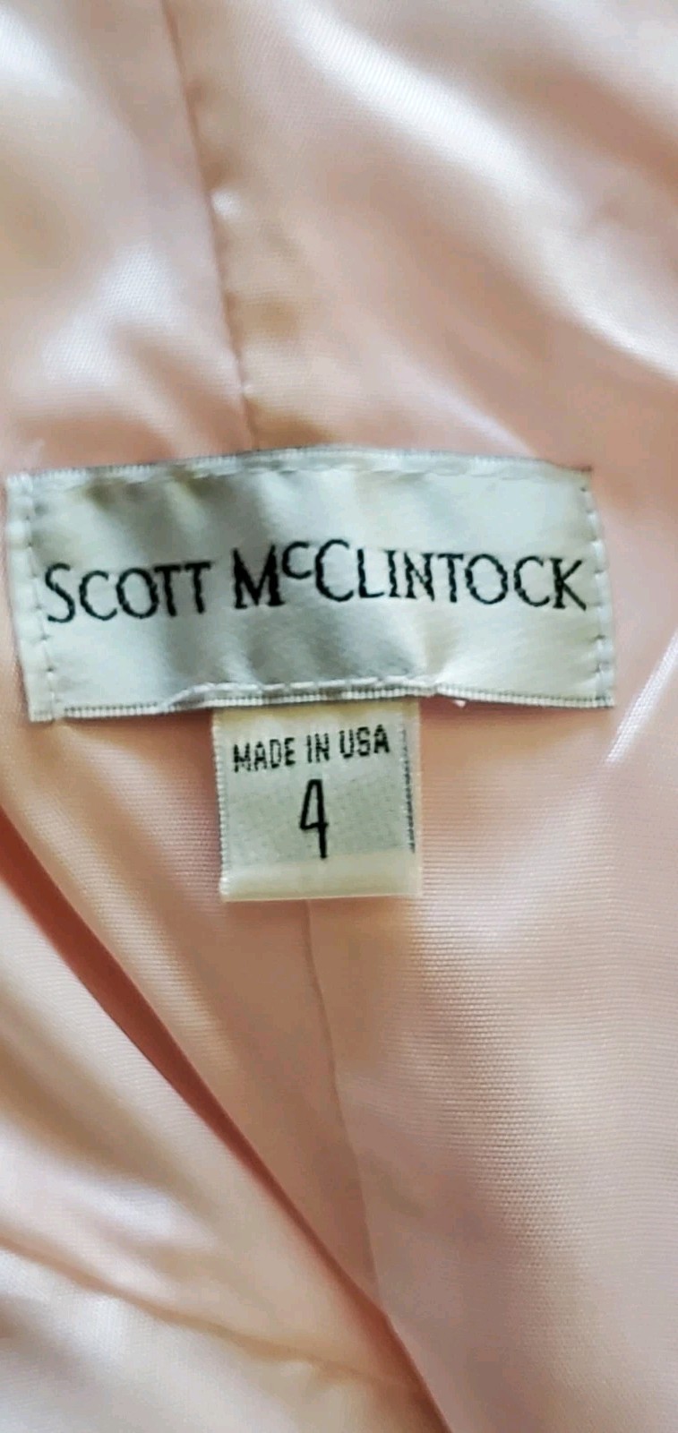 Scott McClintock Pink/Black Strapless Dress for Prom, Wedding, Party
