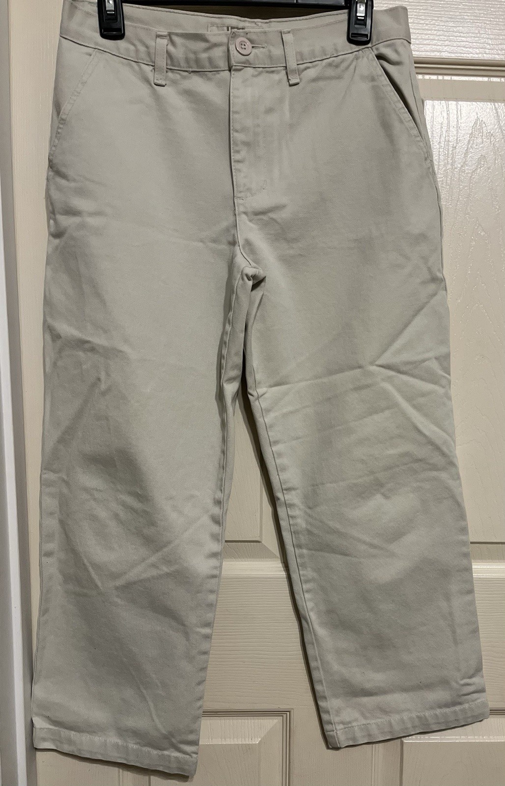 L.E.I. Vintage 90s Y2K Preppy Chino Size 9 Khaki Tan Low Rise Straight Leg 29×24