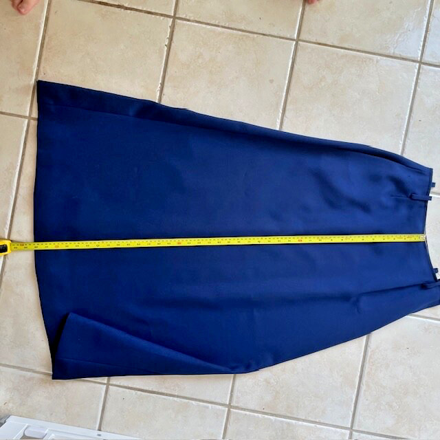 Classic Vintage Navy Blue Skirt By Summit Of Boston Women’s Size 10 1970’s