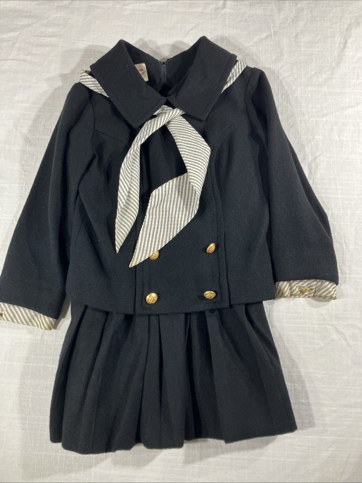 Vintage 1960s 70s Junior House Boutique Two Piece Sailor Outfit True Vintage