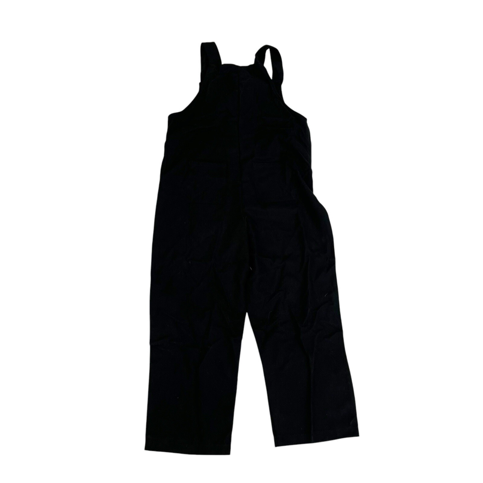 Vintage Timbuktu Station Women’s Overalls Black Twill Jumpsuit One Piece Artsy