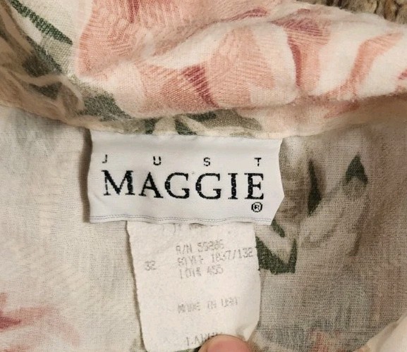 VINTAGE THE RED EYE PINK CULOTTES SIZE 13 + JUST MAGGIE TOP SIZE L USA