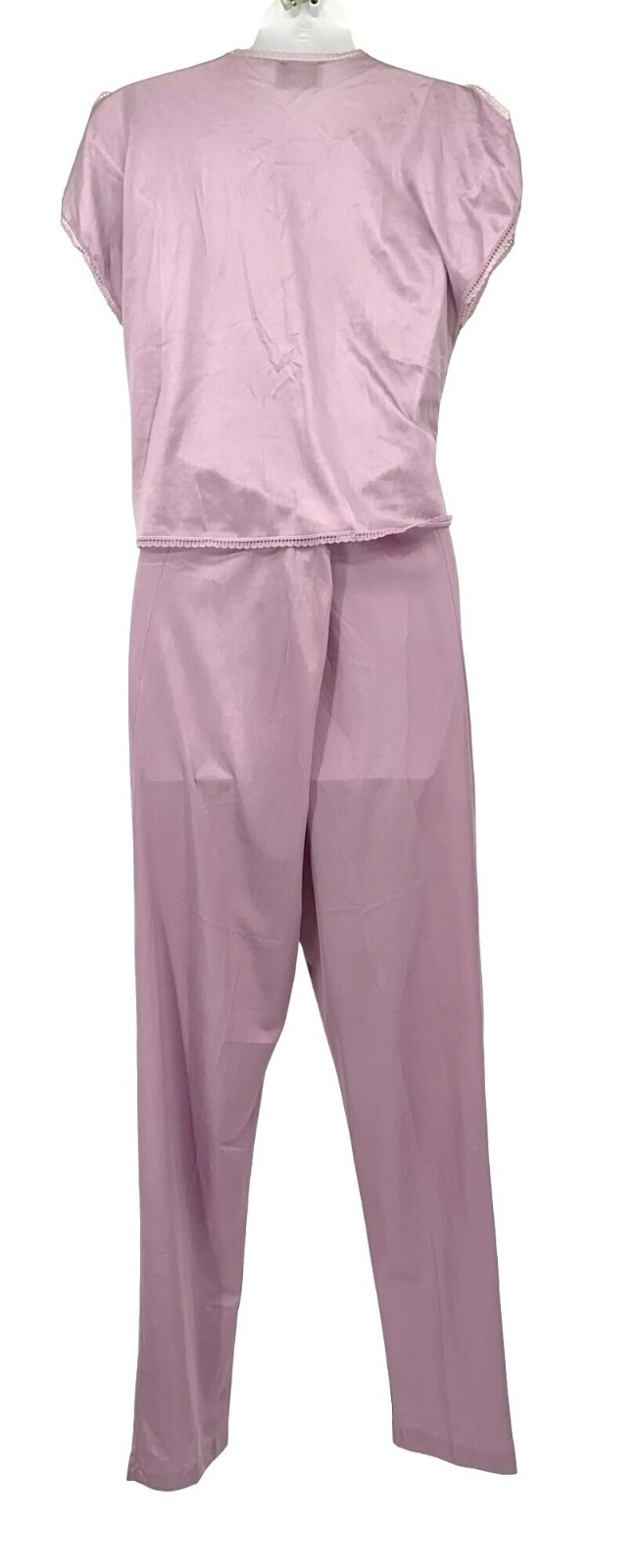 Vtg Mauve Embroidered Two-Piece Set Size S The Fashion Place 60s 70s